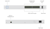 Ubiquiti UniFi 24 Port Gigabit Ethernet 250W POE Switch with SFP US-24-250W
