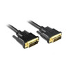 Aki DVI-Digital to DVI-Digital Male to Female 1Mtr Dual Link 24 + 1 Pin Monitor Display DVI Cord