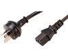 Monitor Power Cable to IEC C13 female socket 1.8m Black 