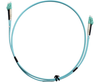 2m Aqua Fibre Optic Patchcord LC-LC OM3