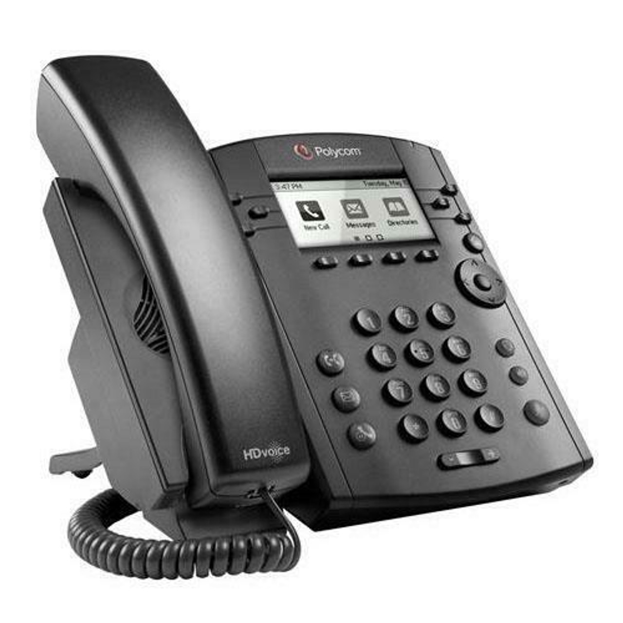 Polycom VVX 311 Gigabit PoE 6-line IP Phone - Black