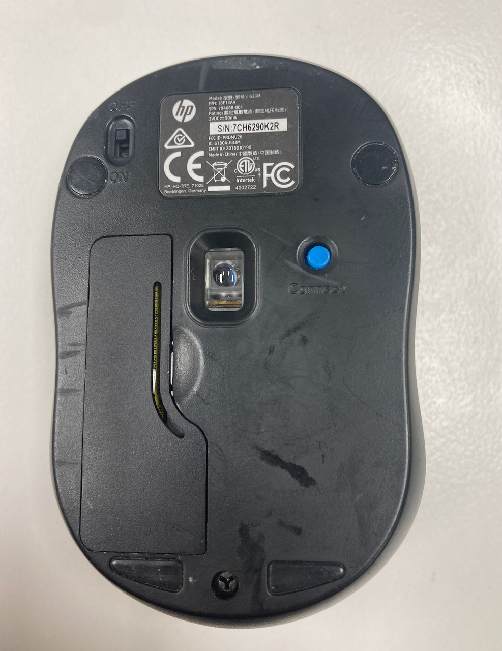 HP Optical Bluetooth Mouse FRONT