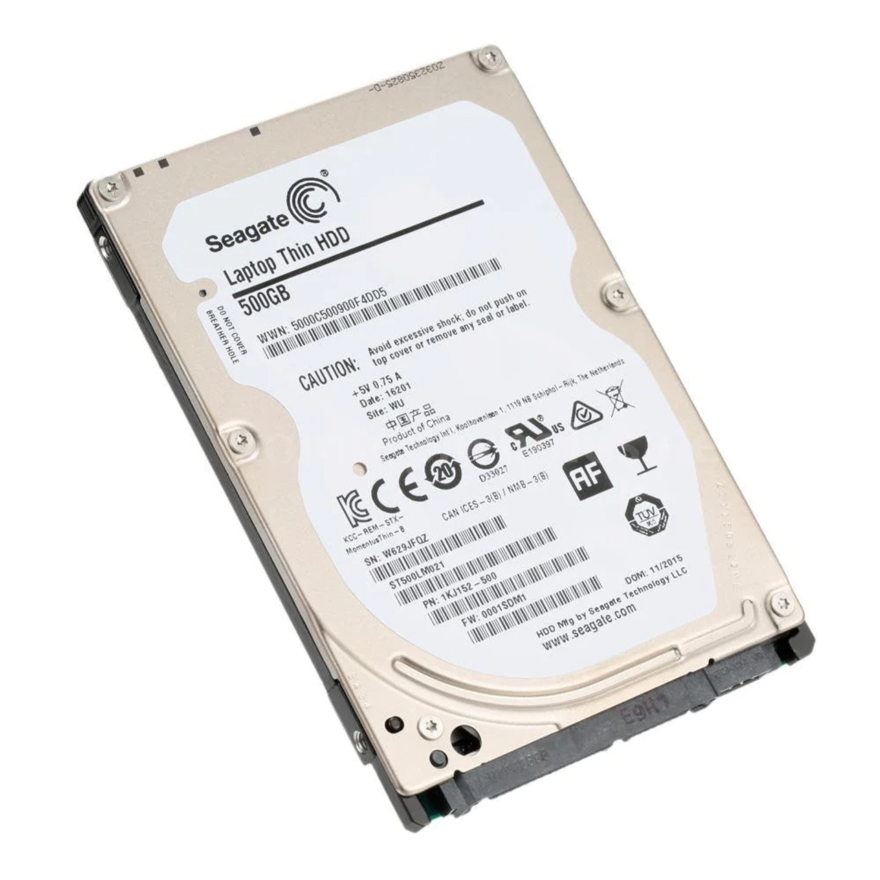 Seagate Laptop Thin 2.5" 500GB SATA HDD ST500LM021