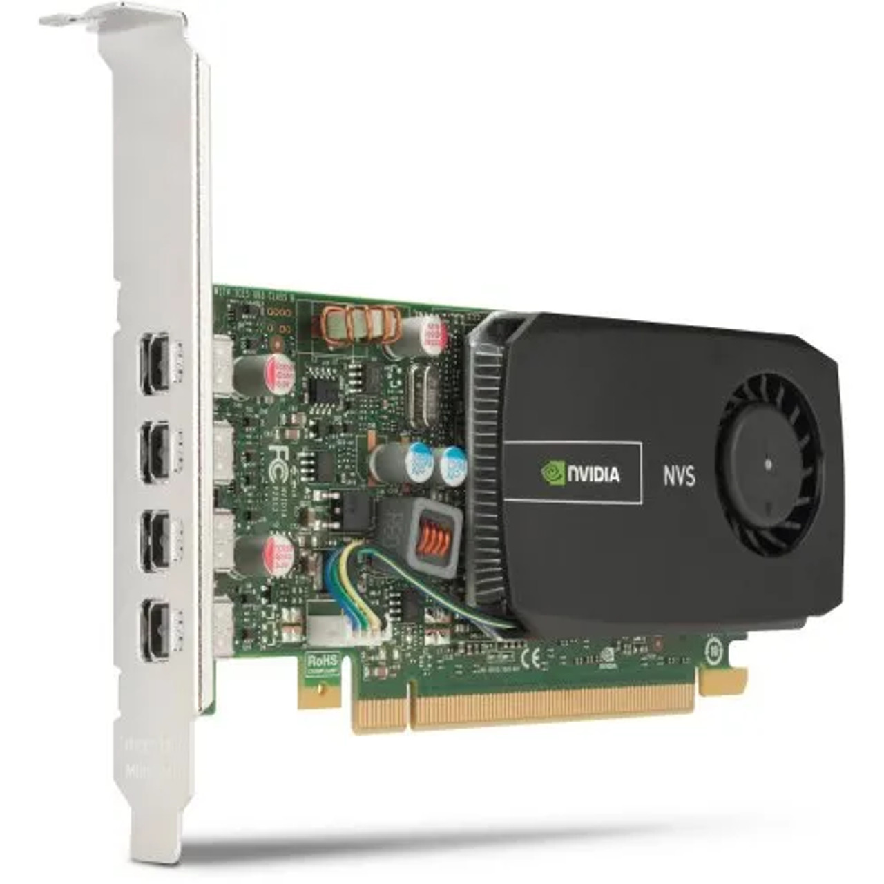 NVIDIA NVS 510 2GB GDDR3 4-Mini DisplayPort Low Profile PCI-Express Video Card