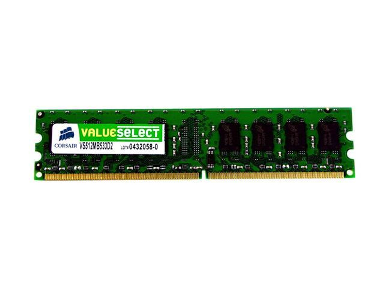 Corsair 512MB PC2-5300 DDR2 533MHz Desktop Memory Module