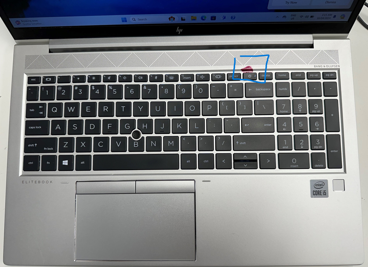 HP EliteBook 850 G7 Laptop intel i5 10210U 8GB RAM 256GB SSD