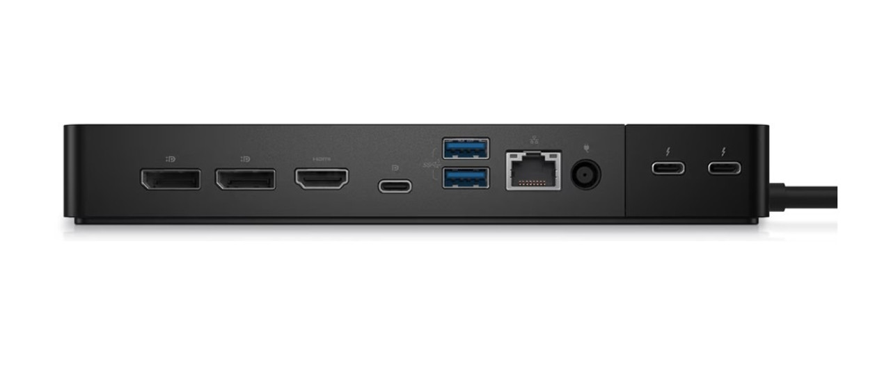 DELL WD22TB4 THUNDERBOLT 4 DOCK USB (3), USB-C (2), HDMI, DP(2), LAN, T/BOLT4(2), 3YR