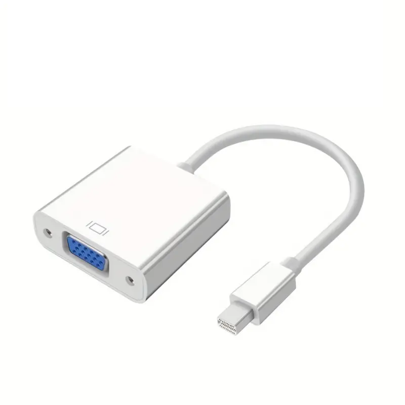 Comsol VGA Female to Mini DisplayPort Male Cable Adapter White