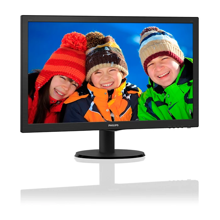Philips 243V5Q 24 Inch Full HD LED Monitor Front View
