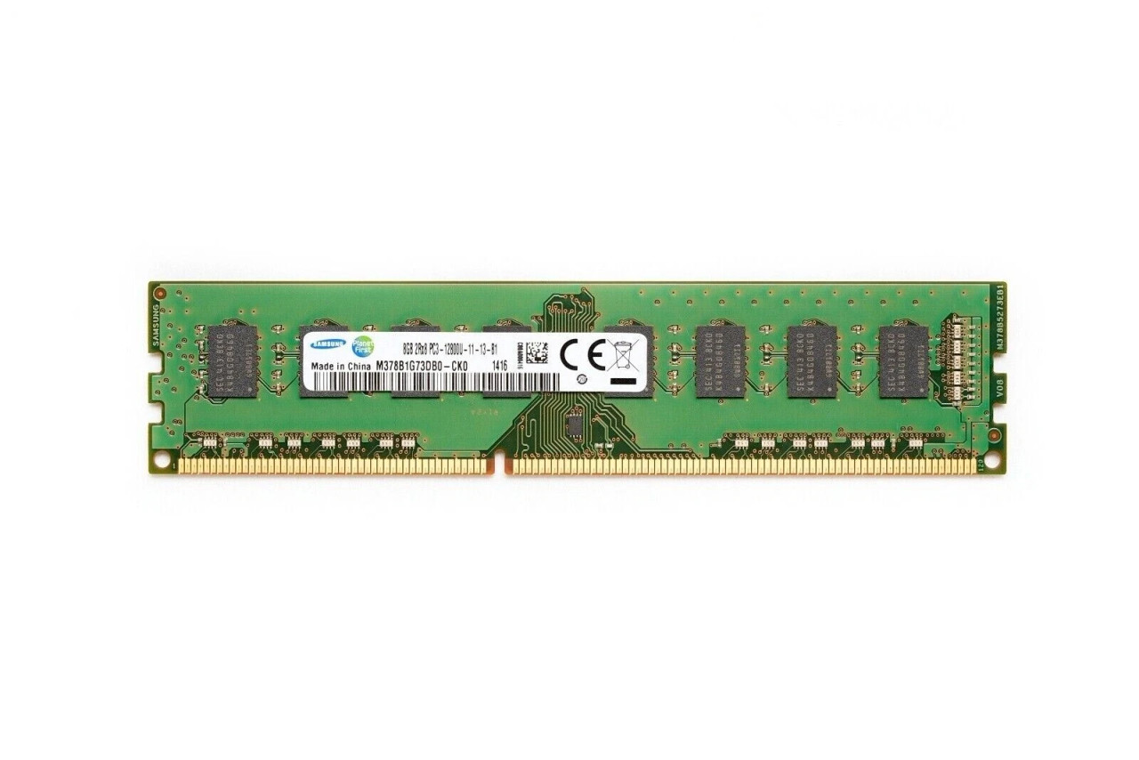 Samsung M378B1G73DB0-CK0 8GB 2Rx8 PC3-12800U DDR3 1600MHz non-ECC Unbuffered CL11Memory Module