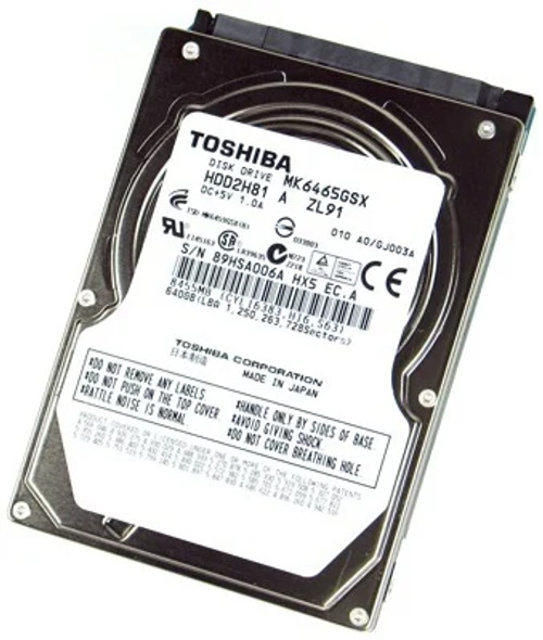 Toshiba Laptop 2.5" 640GB SATA HDD MK6465GSXN