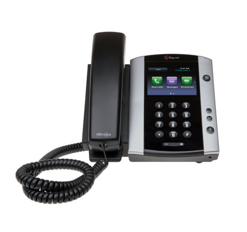 Polycom VVX 501 Gigabit PoE 12-line IP Phone - Black (VVX501)