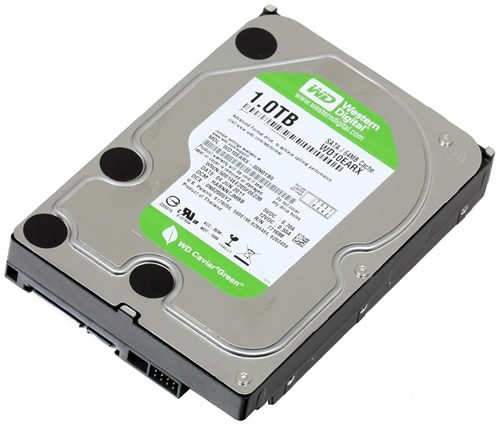 1TB Used HDD | Western Digital 3.5" SATA Hard Drive (WD10EARX) WD Green