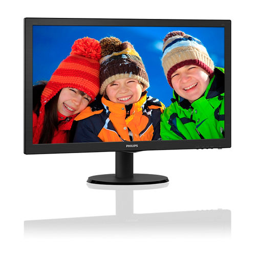 Philips 243V5Q 24 Inch Full HD LED Monitor Front View
