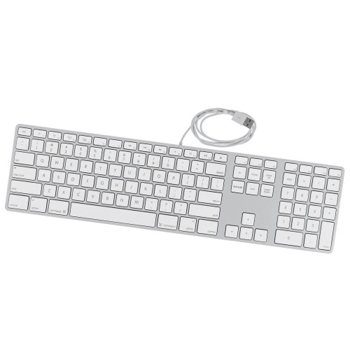OEM Apple Mac Wired USB Keyboard with Numeric Keypad A1243 USED Grade A