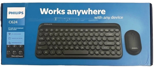 Philips C624 BT Multi‑Device Keyboard & Mouse Combo – Wireless Productivity Made Easy