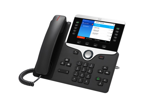Cisco IP Phone 8841 CP-8841-K9 VoIP 5-Line Gigabit Business Phone PoE Grade A