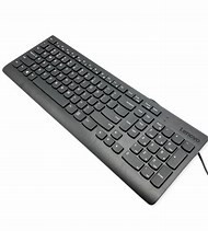 Lenovo SK-8823 Wired USB Keyboard Slim Full Size QWERTY Black