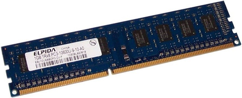 Elpida 1GB 1Rx8 Memory Module PC3-10600U-9-10-B0