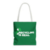 Recycling is Real - Polyester 16"x16" Tote Bag