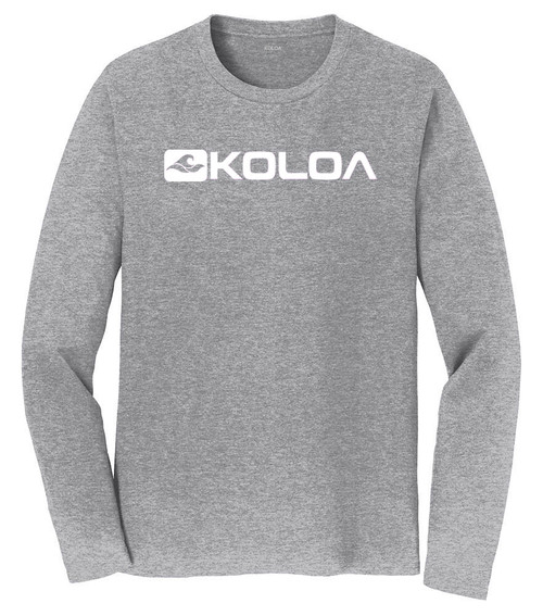 Athletic Heather / White logo