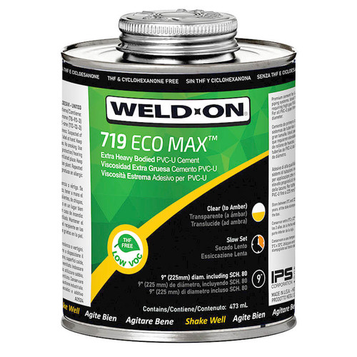 Weld-On 719 ECO MAX PVC