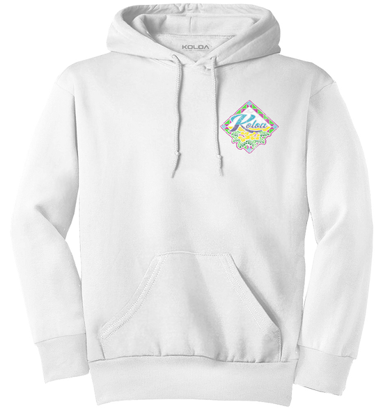 Koloa Tropics Youth Hoodie -White Koloa Tropics Youth Hoodie -White