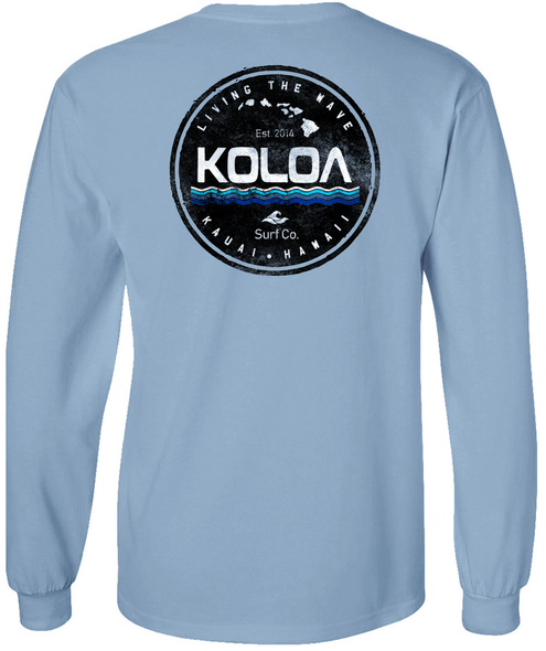 Koloa Kauai Long Sleeve T-Shirt - Stonewashed Blue Koloa Kauai Long Sleeve T-Shirt - Stonewashed Blue