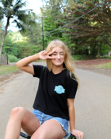 Koloa Tropical Crop Tee - Black