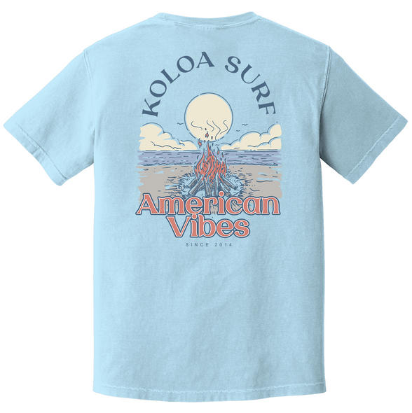 Koloa Bonfire Pigment Dyed T-Shirt Koloa Bonfire Pigment Dyed T-Shirt