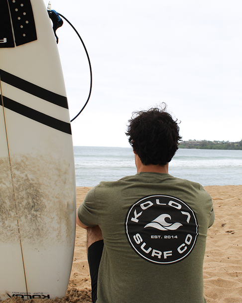 Koloa Classic Tri-Blend T-Shirt - Military Green Frost