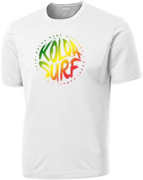 Koloa Tie-Dye Brush Moisture Wicking Tee Koloa Tie-Dye Brush Moisture Wicking Tee