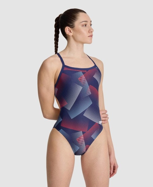 Arena Women's Halftone Navy Team: Red/White/Blue