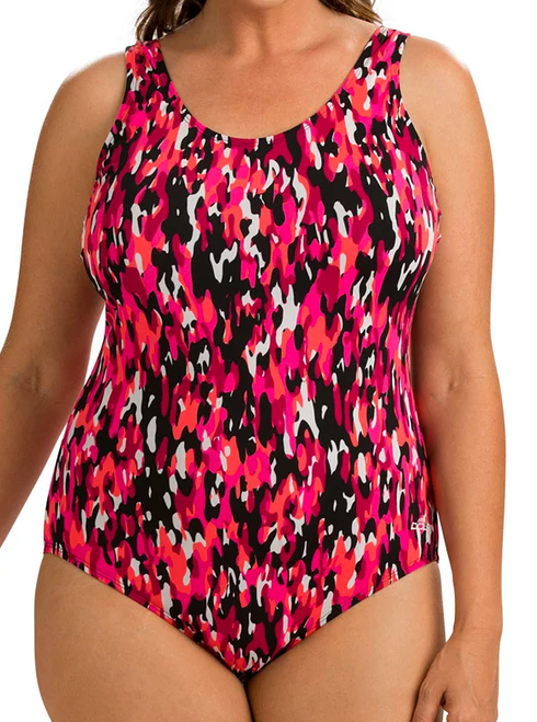 Dolfin Aquashape Camo Chick Moderate Scoop Back