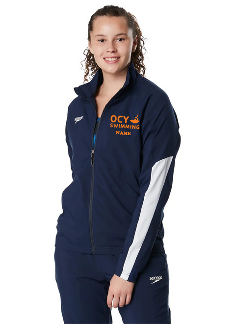Speedo Women's Edge Warm Up Jacket - OCY