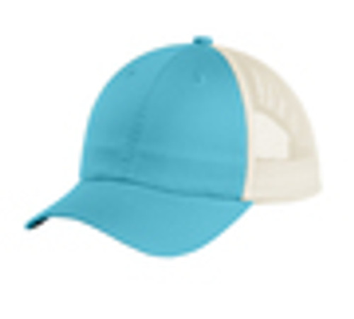 Port Authority® Beach Wash® Teal with Stone Mesh Back Cap