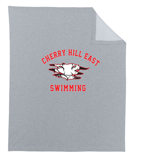 Cherry Hill East Swim Team Fleece Blanket