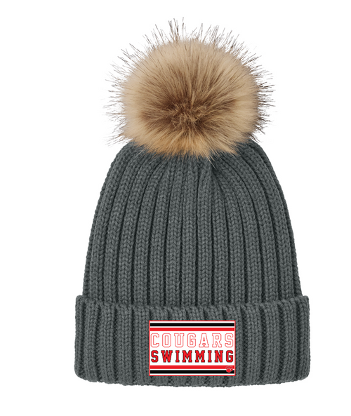 Cherry Hill East Swim Team Pom Beanie