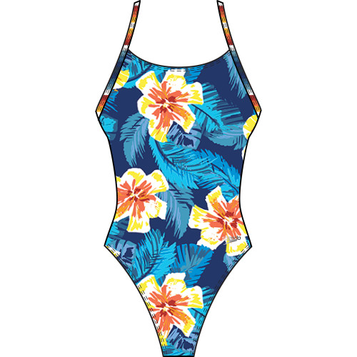 PRINTED DOUBLE LACE BACK 1PC