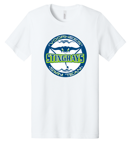 White Tshirt - Voorhees Swim Team
