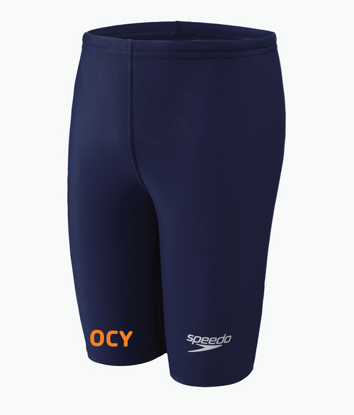 Speedo Men's Solid Team Navy Jammer - OCY