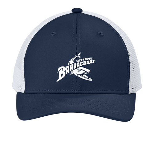Snapback Navy with White Trucker Cap - Larchmont 26'