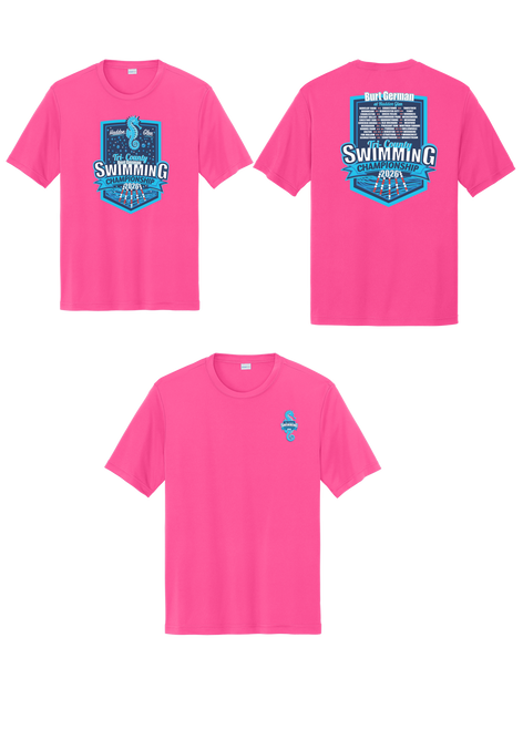 Tri-County 2026 Adult Performance Tee - Pink