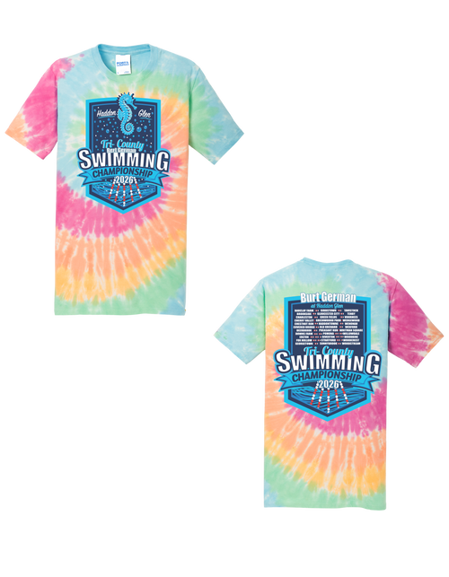 Tri-County 2026 Adult Tie-Dye T-Shirt - Rainbow