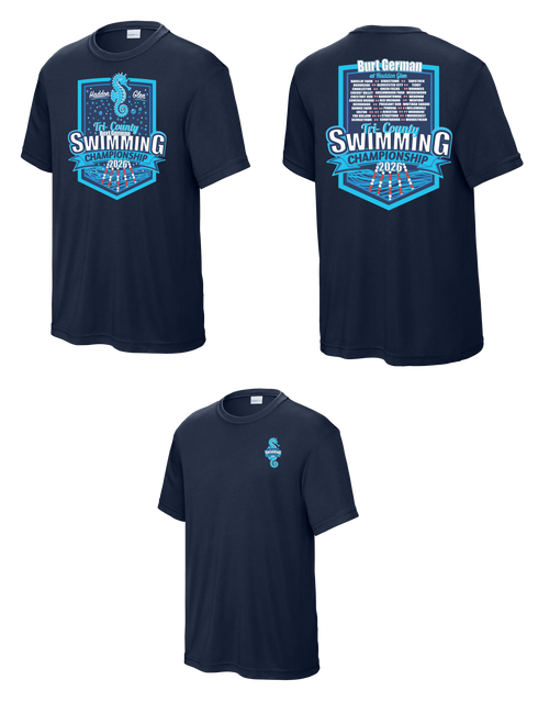 Tri-County 2026 Youth Performance T-Shirt - Navy