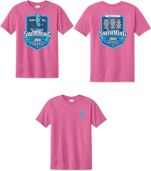 Tri-County 2026 Youth Cotton T-Shirt - Pink