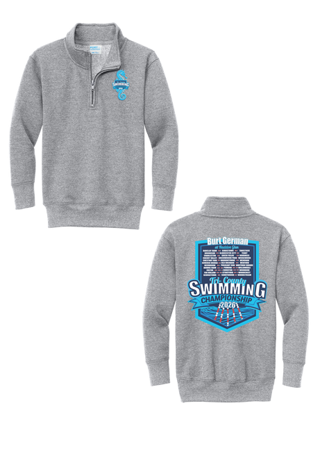 Tri-County 2026 Youth Cotton 1/4-Zip - Gray