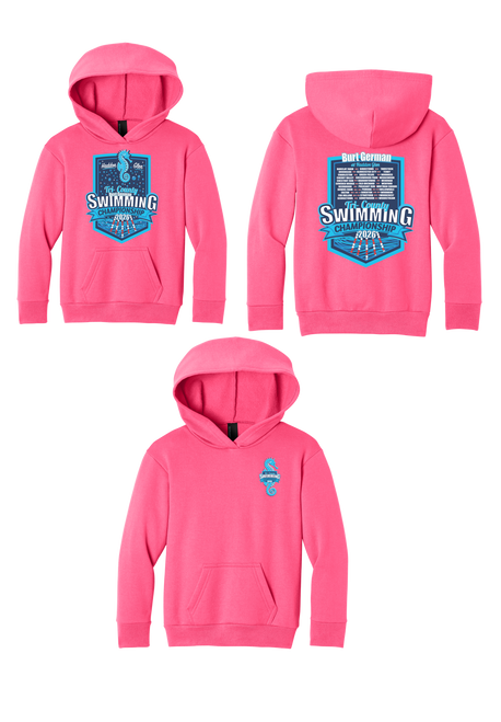 Tri-County 2026 Youth Fleece Hoodie - Pink