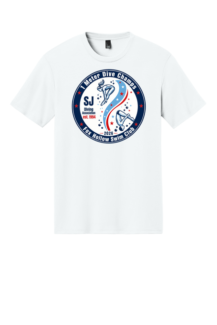 1 Meter Dive Champs Tri Blend Shirt - Adult