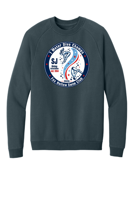1 Meter Diving Champs Fleece Crew - Adult